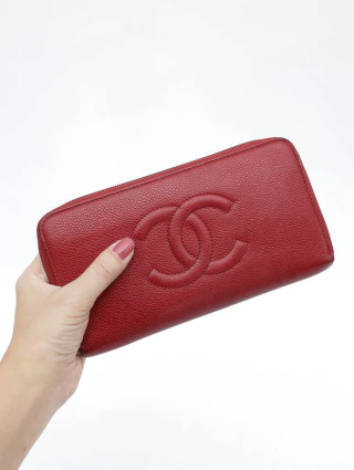 Carteira Chanel Timeless CC Caviar