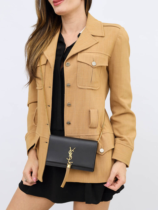 Bolsa Yves Saint Laurent Kate Preta