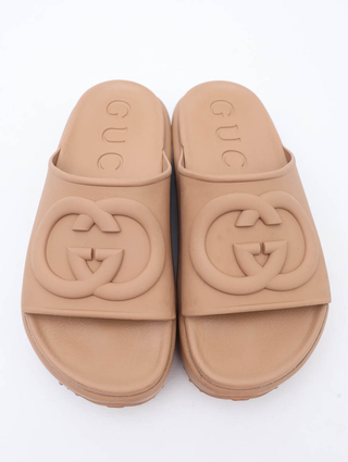 Sandália Slide Gucci Caramelo - comprar online