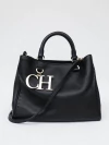 Bolsa Caroline Herrera CH Black Leather