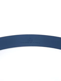 Cinto Gucci GG Marmont Azul