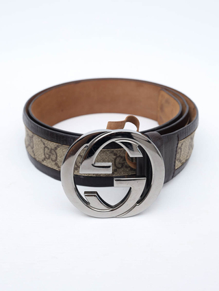 Cinto Gucci GG Interlocking Jacquard - comprar online