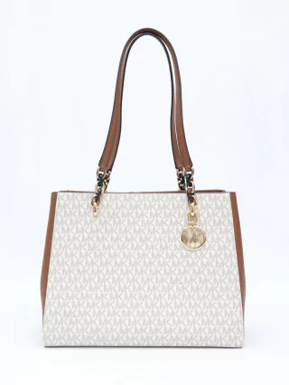 Bolsa Michael Kors Signature JetSet White