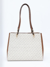 Bolsa Michael Kors Signature JetSet White na internet