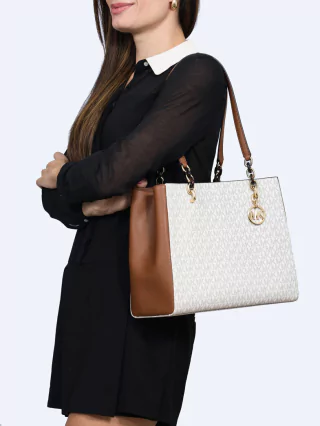 Bolsa Michael Kors Signature JetSet White - comprar online