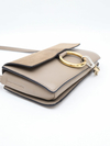 Bolsa Chloé Small Faye Crossbody Gray - loja online