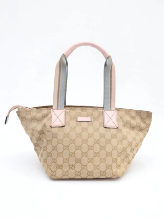 Bolsa Gucci Vintage Canvas Monograma Web - comprar online