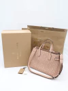 Bolsa Burberry Leather Medium Banner Tote Bag na internet