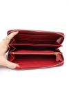 Imagem do Carteira Prada Saffiano Zip Around Vermelha