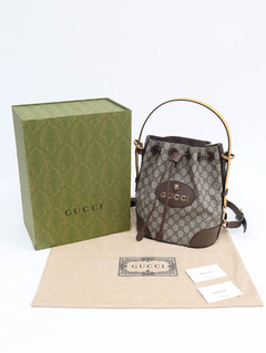 Bolsa Gucci GG Supreme Bucket - loja online