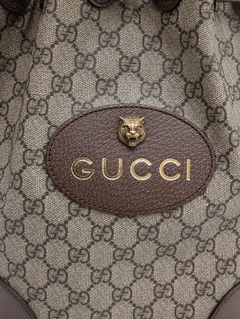 Bolsa Gucci GG Supreme Bucket - Paris Brechó
