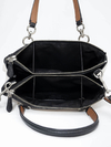 Bolsa Coach White/Black/Brown Leather - comprar online