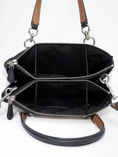 Bolsa Coach White/Black/Brown Leather - comprar online