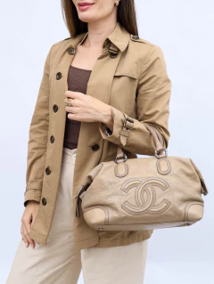 Bolsa Chanel CC Cup Tote Couro na internet