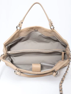 Bolsa Chanel Matelassê Tote Nude na internet