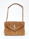 Bolsa Saint Laurent LouLou Suede Média - comprar online
