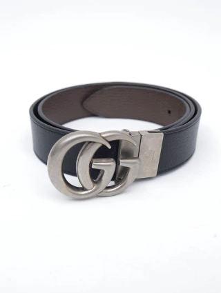 Cinto Gucci GG Dupla Face - Paris Brechó