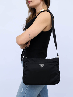 Bolsa Prada Nylon Crossbody Preta