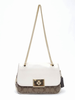 Bolsa Coach Cassidy Signature Python Embossed
