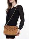 Bolsa Saint Laurent LouLou Suede Média na internet