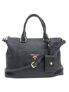 Prada Nero Vitello Daino Shopping Tote - comprar online