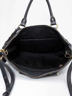Prada Nero Vitello Daino Shopping Tote na internet