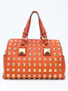 Bolsa Michael Kors JetSet Spikes Orange na internet