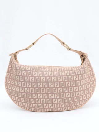 Bolsa Fendi Zucca Canvas Beige