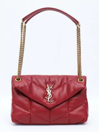 Bolsa YSL Loulou Média Vermelha