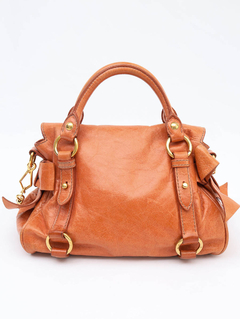 Bolsa Miu Miu Vitello Lux Bow - Paris Brechó