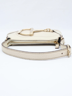 Clutch Gucci Horsebit Leather White