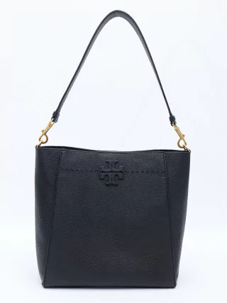 Tory Burch Mcgraw Hobo Média Preta