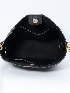 Tory Burch Mcgraw Hobo Média Preta - comprar online