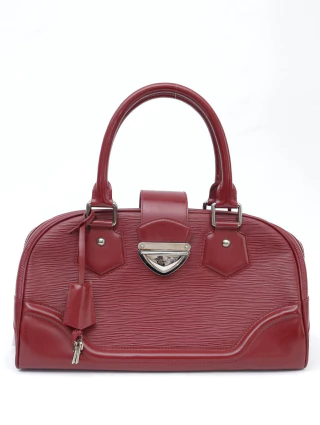 Bolsa Louis Vuitton Couro Epi Vermelha