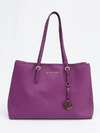 Bolsa Michael Kors Tote Shopping Roxa na internet