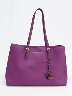 Bolsa Michael Kors Tote Shopping Roxa na internet