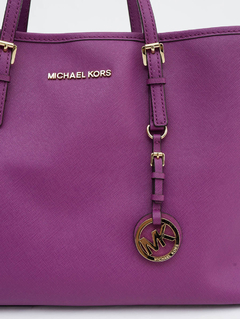 Bolsa Michael Kors Tote Shopping Roxa - Paris Brechó