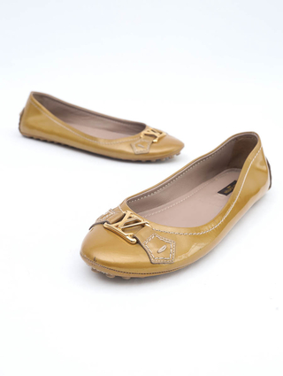 Sapatilha Louis Vuitton Oxford Ballerina Verniz