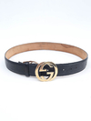 Cinto Gucci Interlocking GG Preto - comprar online