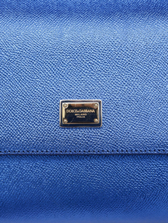 Bolsa D&G Sicily Azul Metalica - comprar online