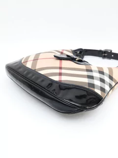 Burberry Nova Check Canvas Brook Hobo - loja online