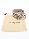 Cinto Burberry Nova Check Coated Canvas na internet