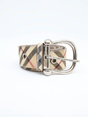 Cinto Burberry Nova Check Coated Canvas na internet