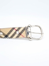 Cinto Burberry Nova Check Coated Canvas - Paris Brechó