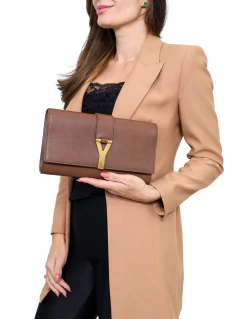 Clutch Yves Saint Laurent Ligne Y - comprar online