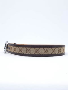 Cinto Gucci GG Interlocking Jacquard - loja online
