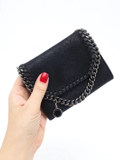 Carteira Stella McCartney Small Falabella Chain-Link Wallet na internet