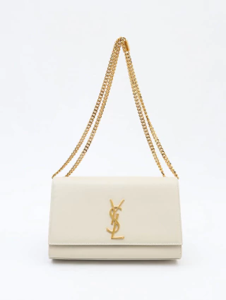Bolsa Kate Média Couro Grain Poudre - comprar online