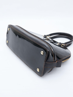 Bolsa Coach Mini Sierra Verniz Preta - Paris Brechó