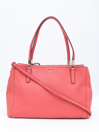 Bolsa Coach Sholder Tote Pink